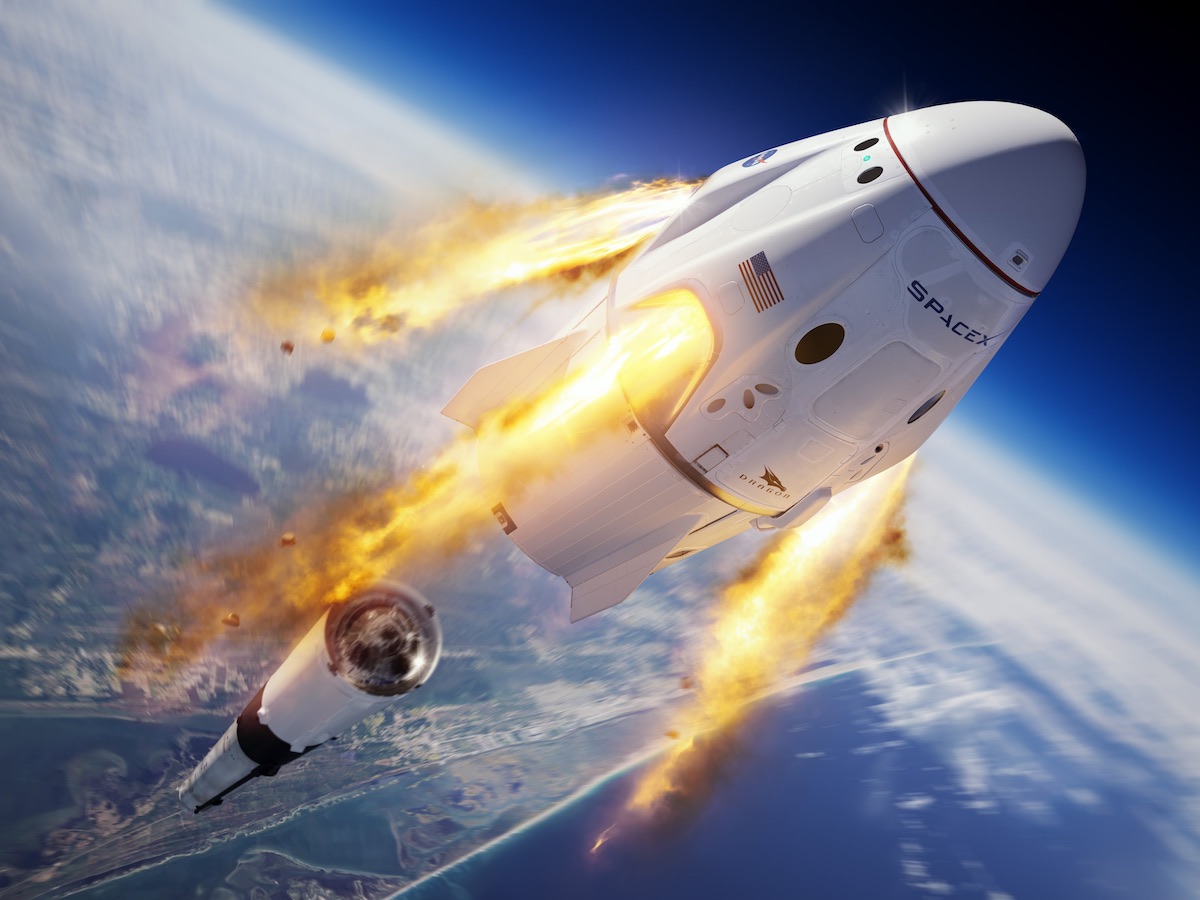 Hình ảnh tên lửa Space X
