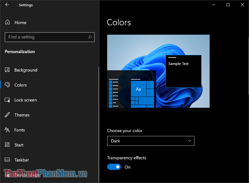 Toàn bộ máy tính Windows 11 sẽ được thay đổi giao diện và chúng trở thành màu đen toàn phần