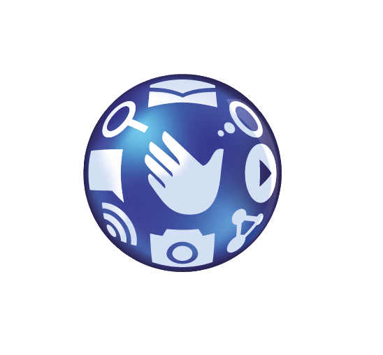 Logo quả địa cầu công nghệ