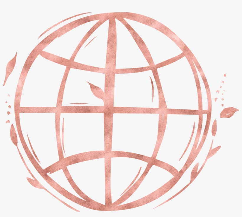 Logo quả địa cầu phác thảo