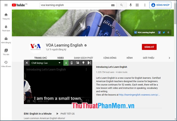 Học tiếng Anh qua VOA