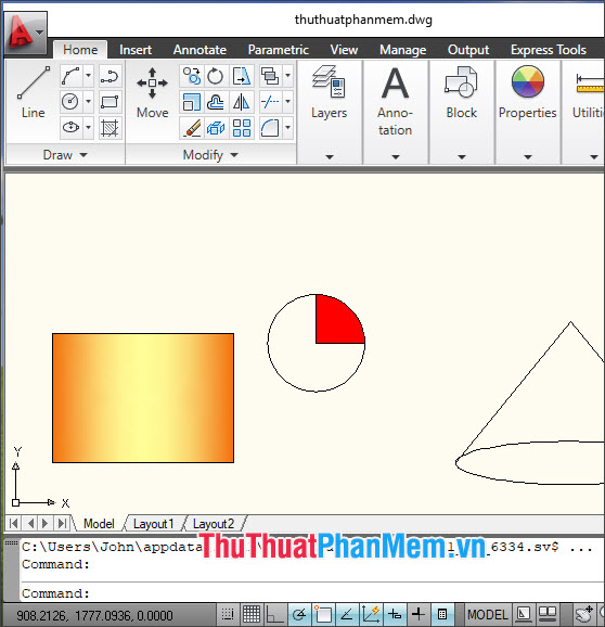 Cách Tô Màu Trong Cad