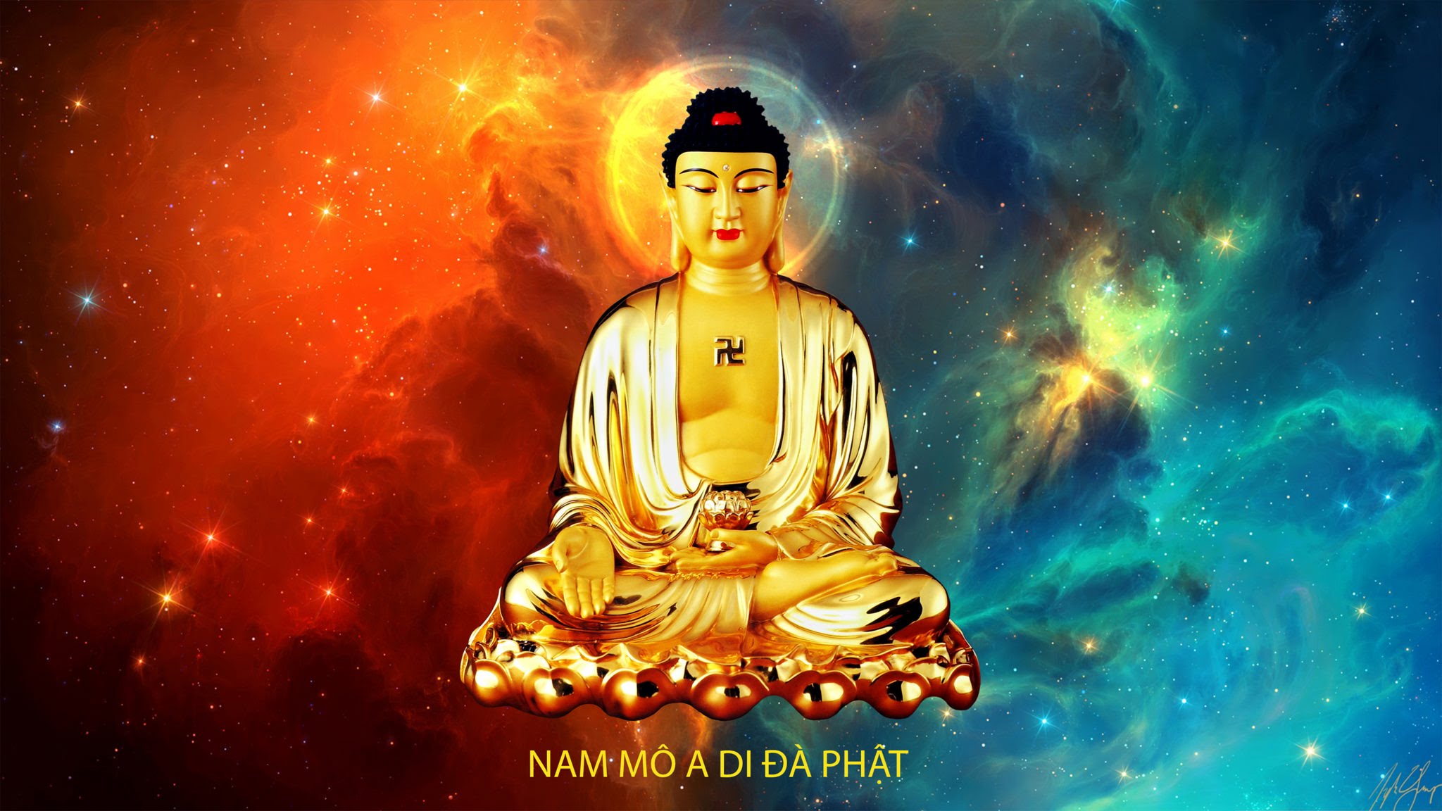 Hình ảnh Phật A Di Đà đẹp nhất dành cho người theo đạo Phật