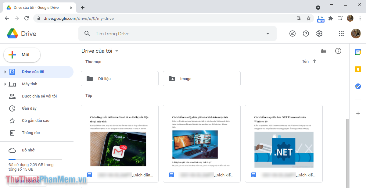 Các tài liệu Word đã tự động được chuyển đổi sang Google Docs thành công