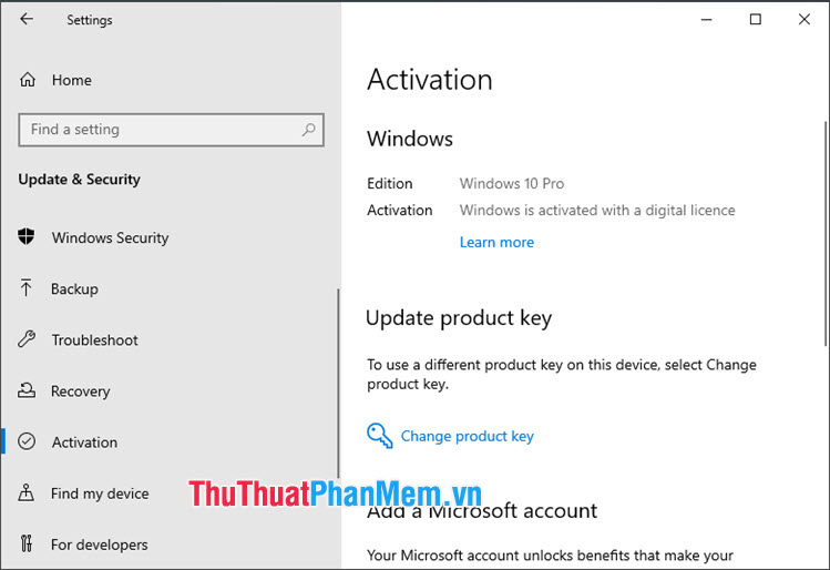 Nếu khóa cấp phép của bạn hợp lệ, Windows sẽ tự động kích hoạt sau khi quá trình cài đặt hoàn tất.