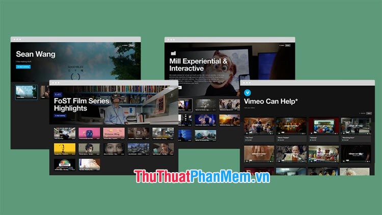 Vimeo là mạng xã hội chia sẻ video cho phép người dùng upload và tải về video ưa thích với chất lượng