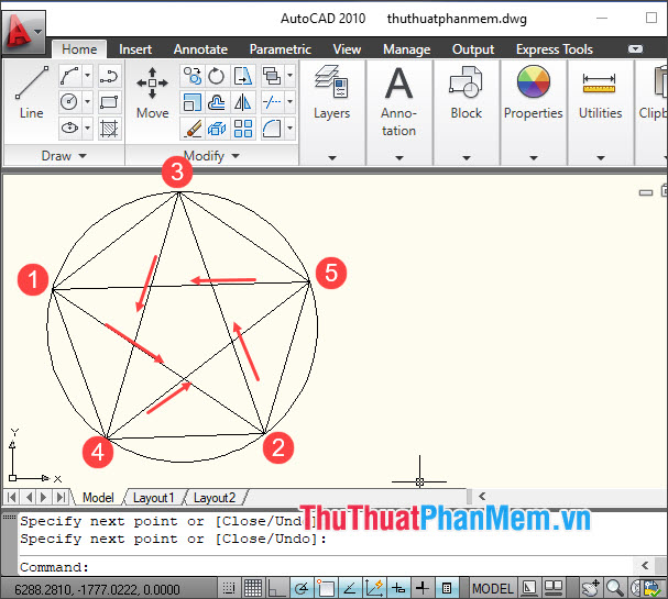 Cách vẽ Cách vẽ ngôi sao trong autocad trong chỉ một phút