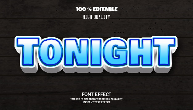 Font chữ 3D đổ bóng đơn giản