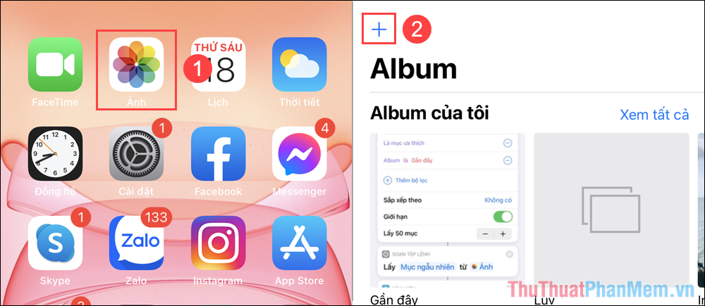 Cách bật tính năng tự động đổi hình nền iPhone, iPad khi chạm vào mặt lưng