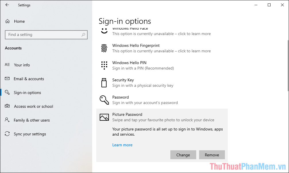 Nhấn tổ hợp Windows + L để khóa màn hình máy tính của bạn và xác nhận mật khẩu trong ảnh