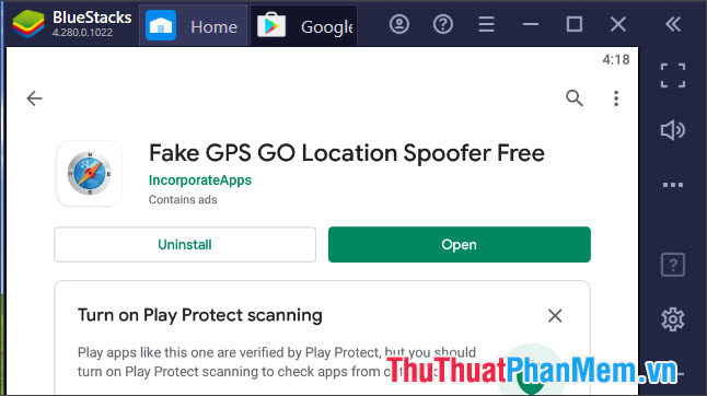 Cách Fake GPS trên BlueStacks