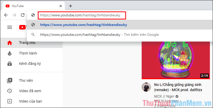 Cách tìm kiếm Video trên Youtube bằng Hashtag