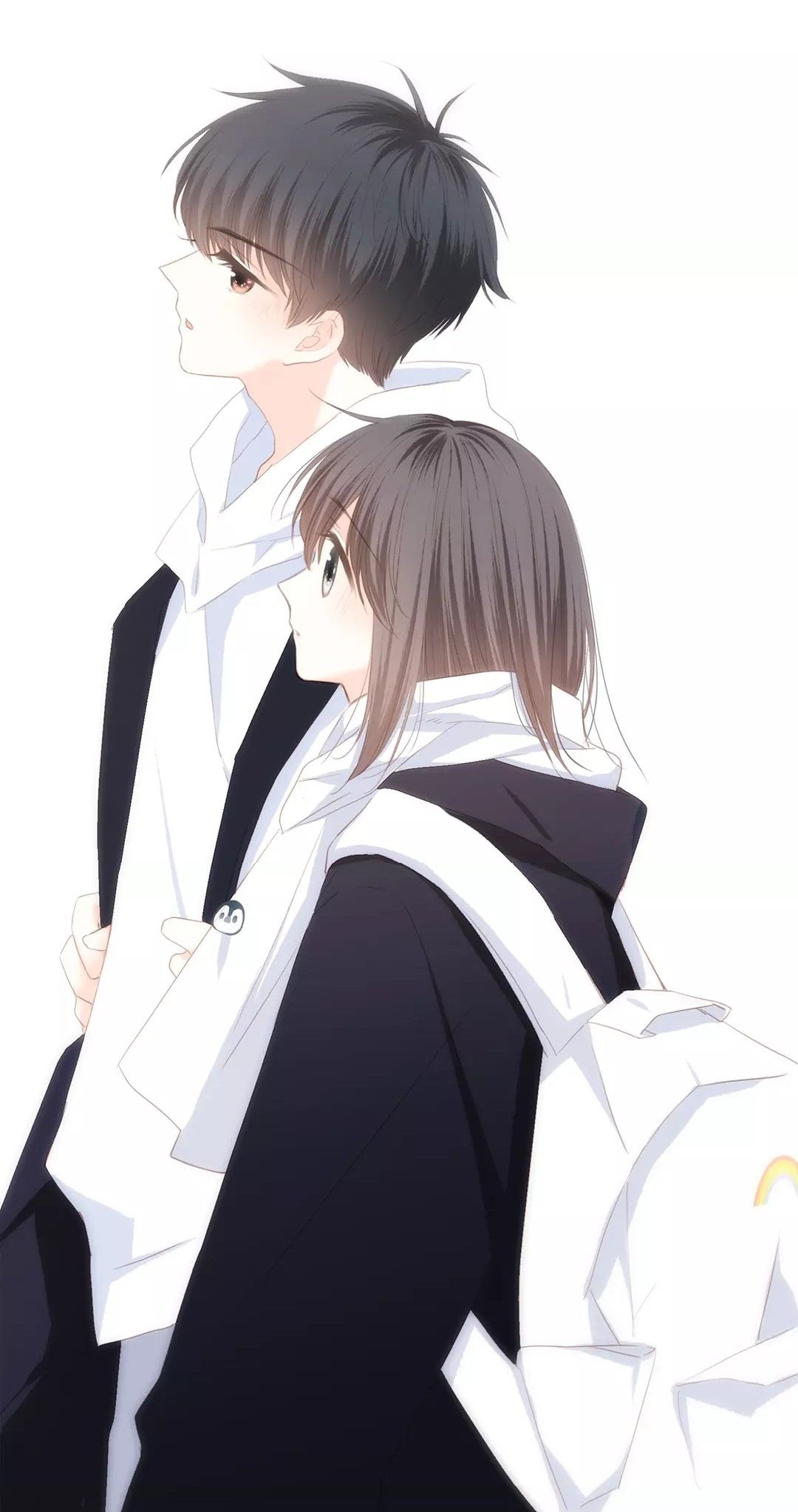 Hình hình họa Anime tình thương yêu cute
