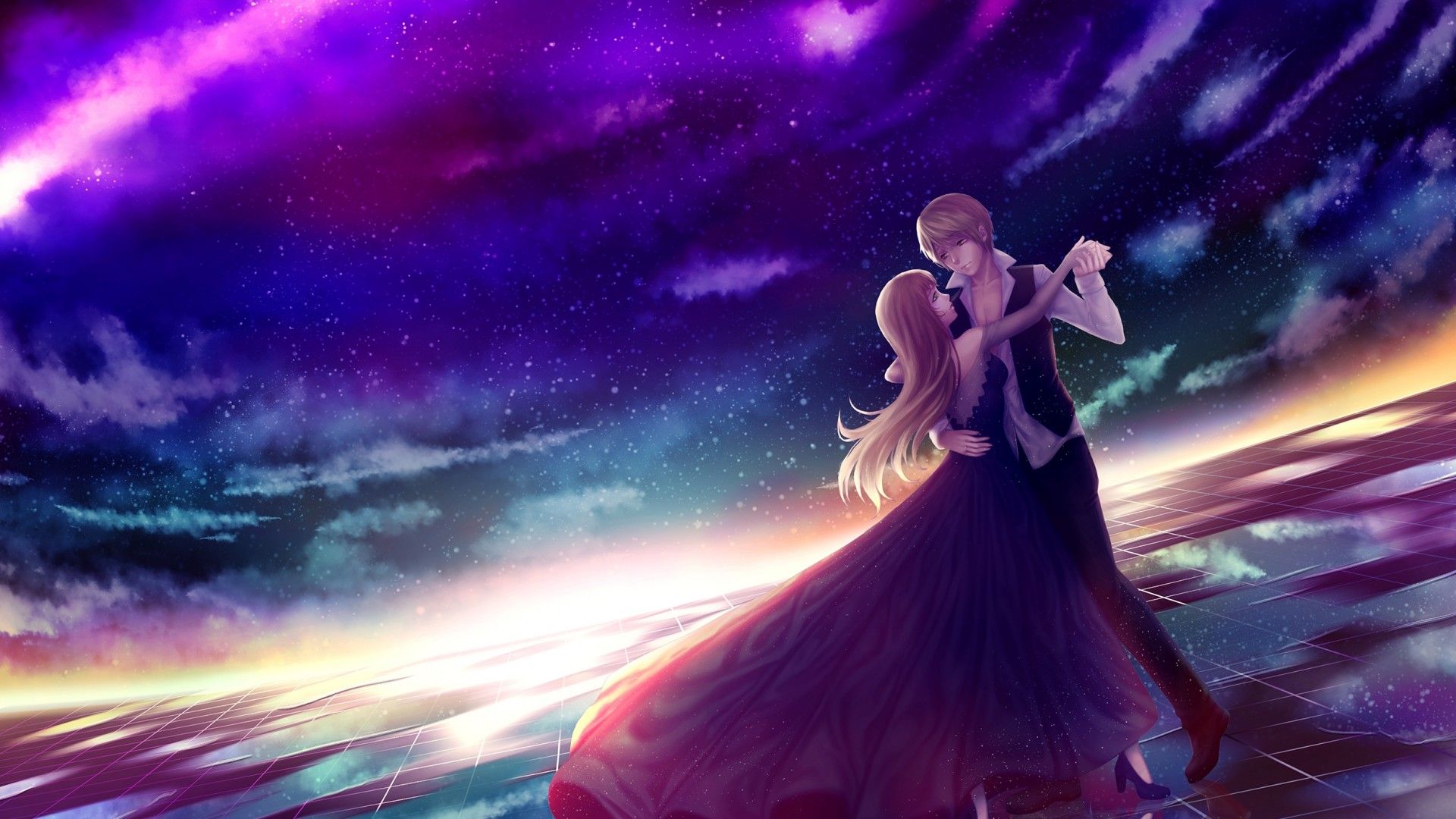 Hình hình họa Anime tình thương yêu rất đẹp nhất