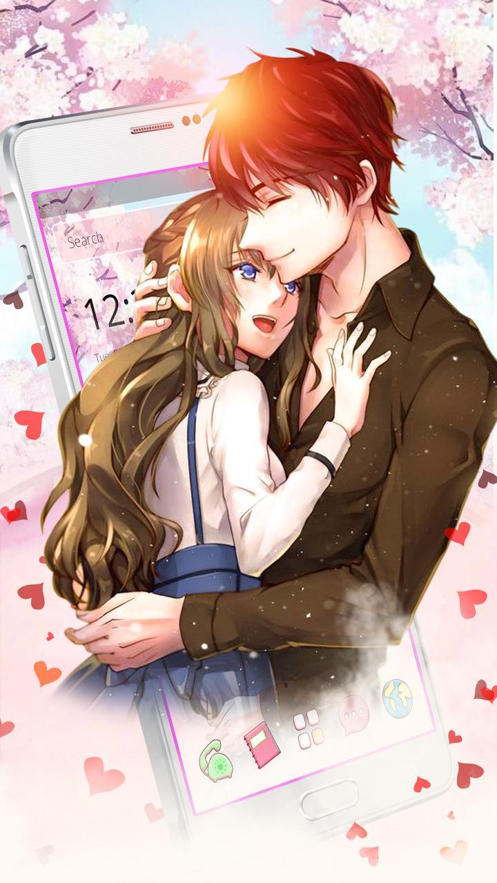 Hình hình họa Anime tình thương yêu ngộ nghĩnh dễ dàng thương