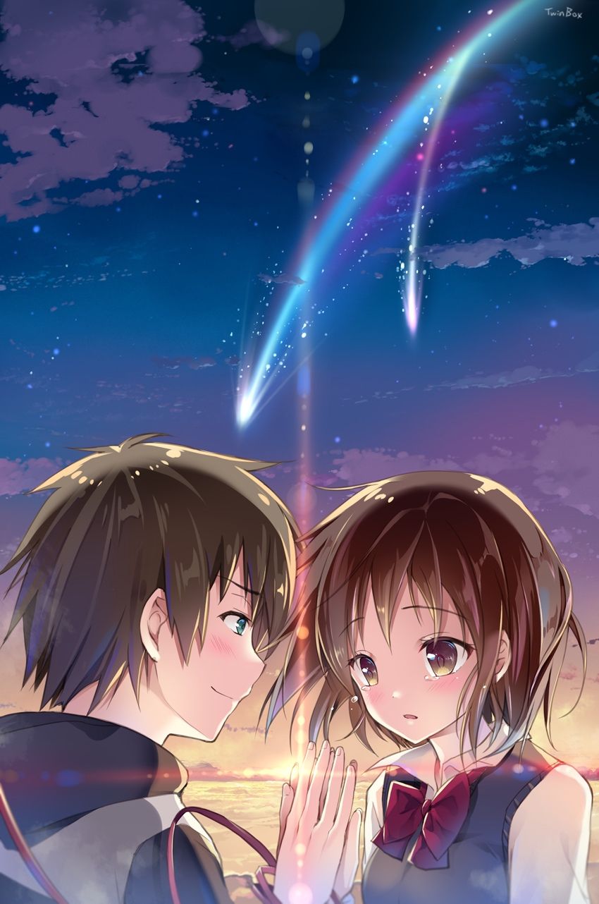 Hình hình họa Anime tình thương yêu ngộ nghĩnh