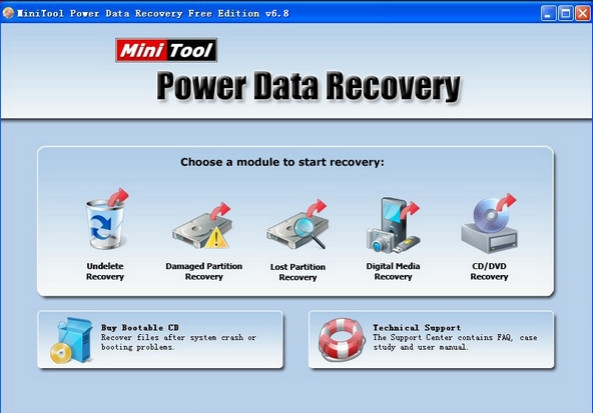 Khôi phục dữ liệu bằng MiniTool Power Data Recovery Free Edition