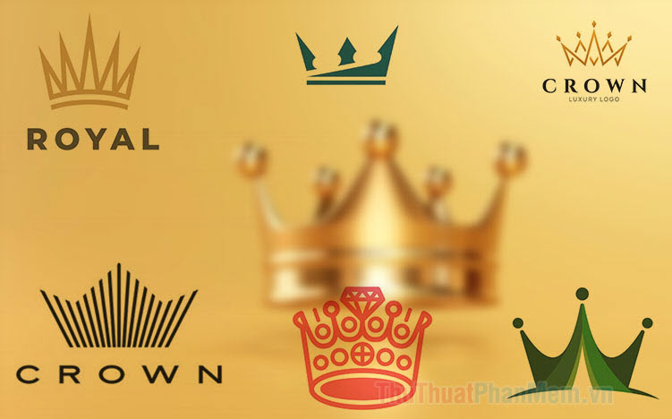 100+ Logo vương miện đẹp - Mẫu thiết kế logo vương miện đẹp, sang trọng, đẳng