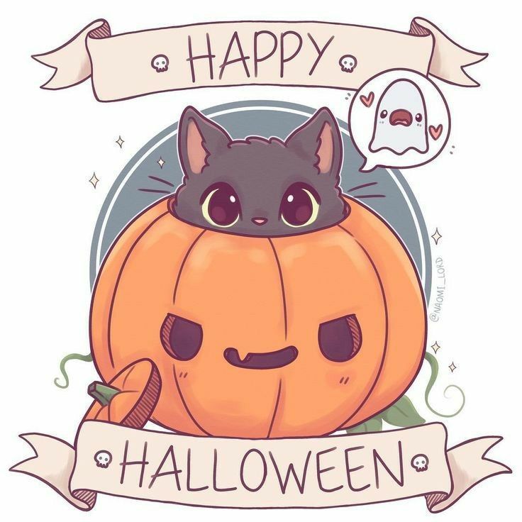 Hình vẽ Halloween cute