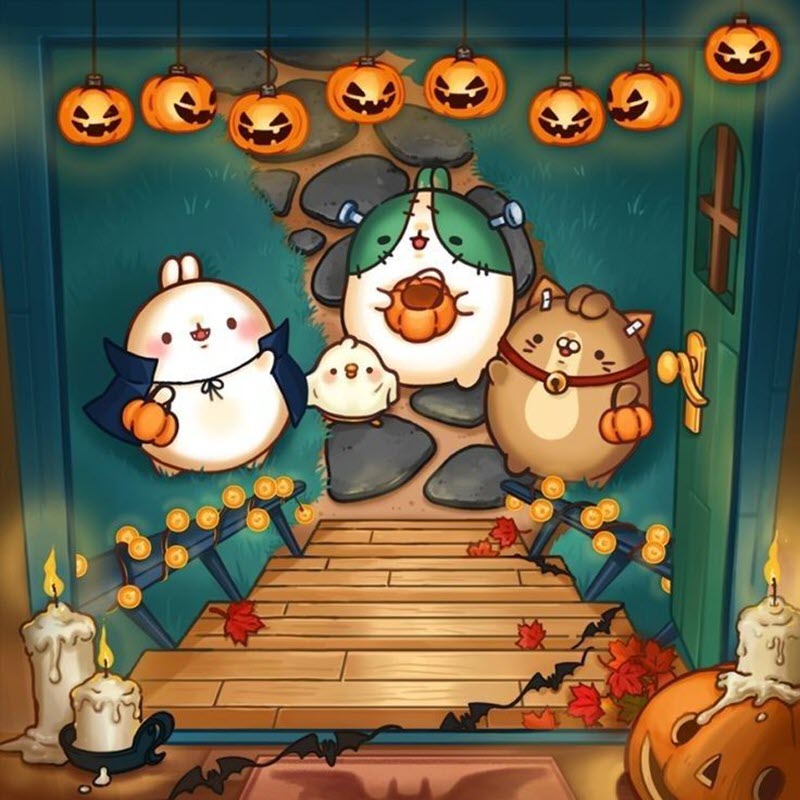 Hình vẽ Halloween đơn giản, đẹp nhất