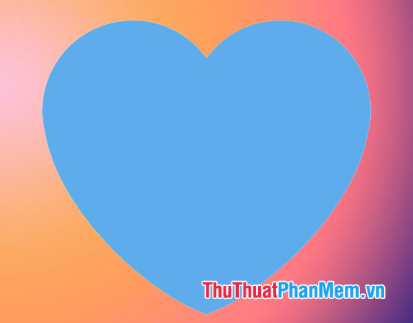 Biểu tượng trái tim màu xanh