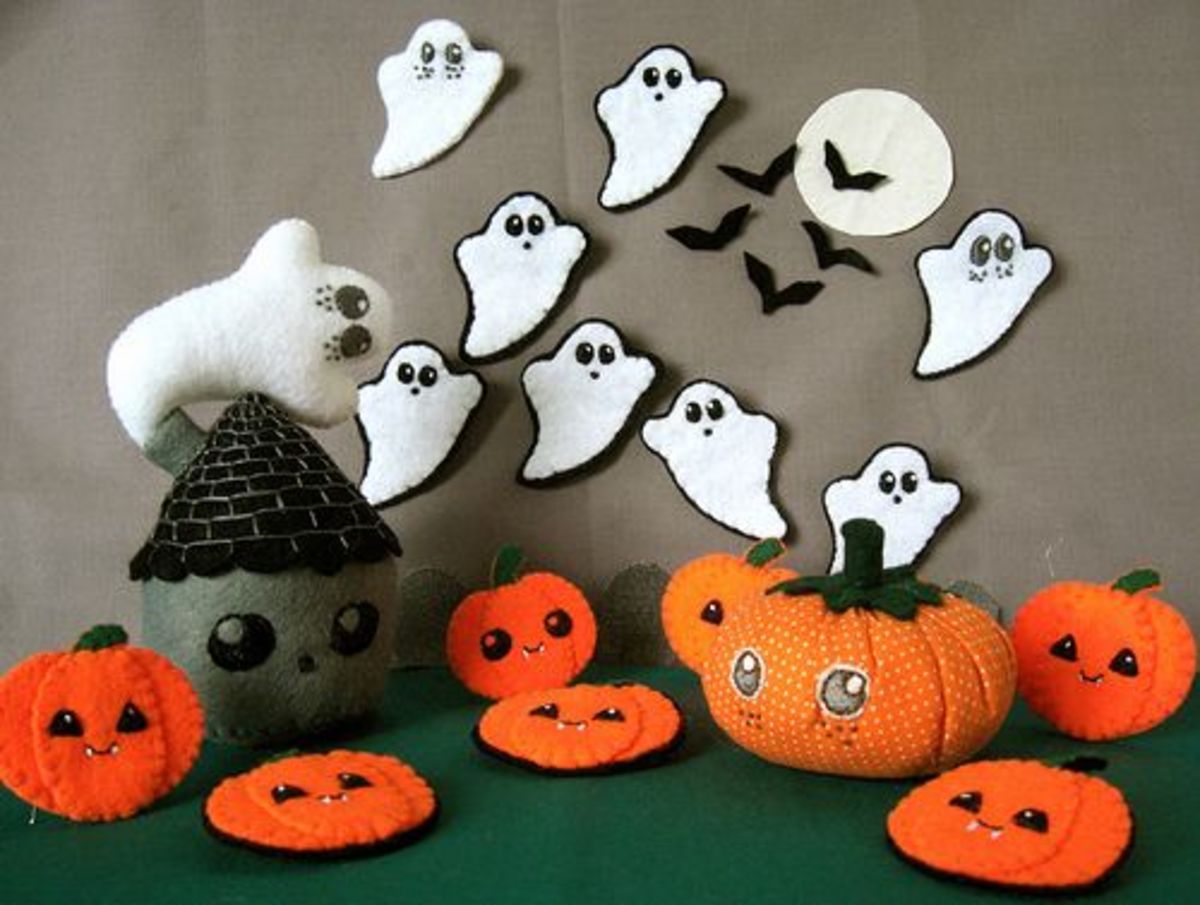 Ý tưởng trang trí Halloween với đồ Handmade cực đẹp