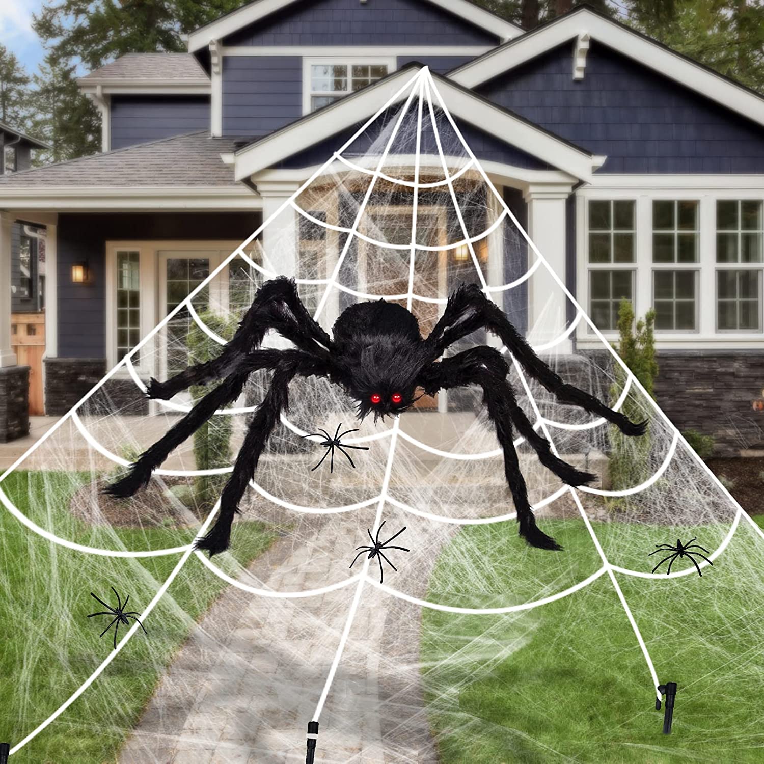 Hình ảnh nhện đen Halloween