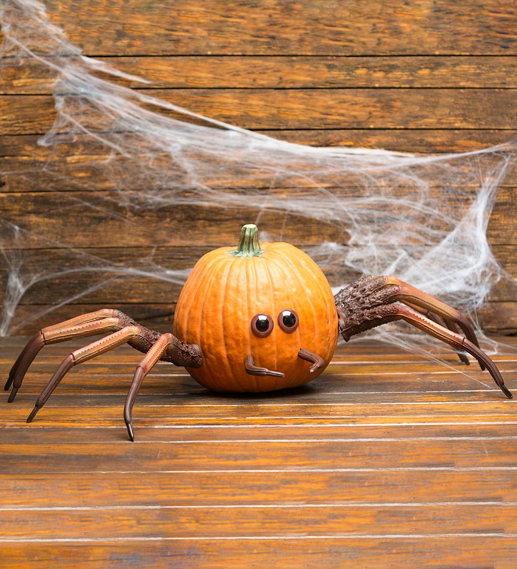 Hình ảnh nhện Halloween bí ngô