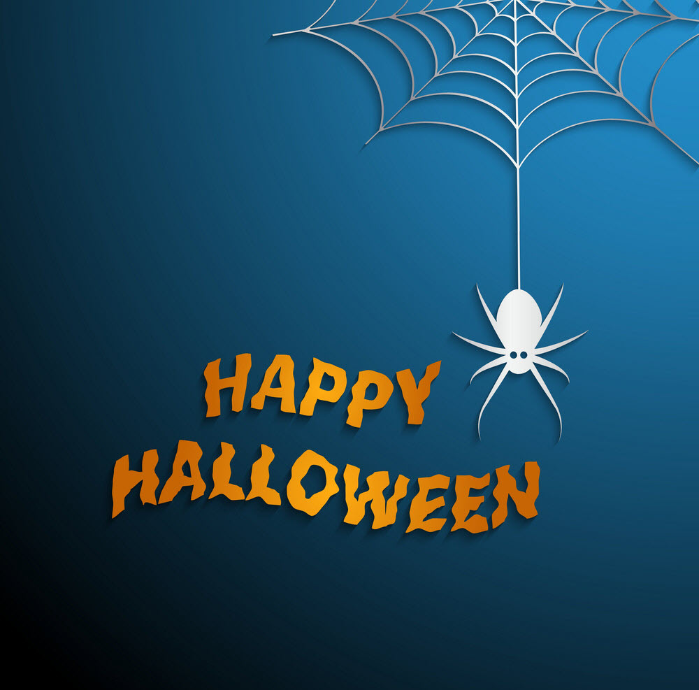 Hình ảnh người nhện Halloween vui vẻ