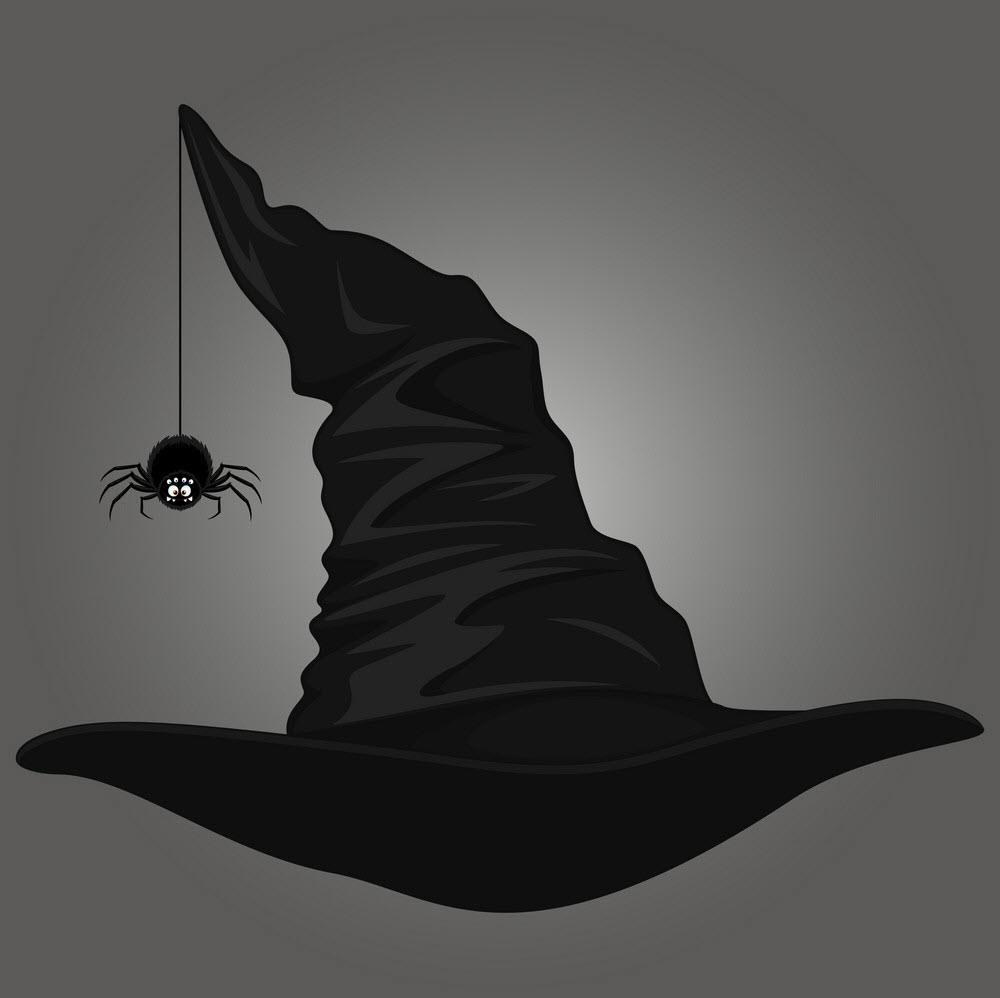 Hình ảnh nhện phù thủy Halloween