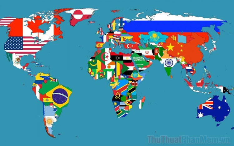 Bảng diện tích các nước trên thế giới