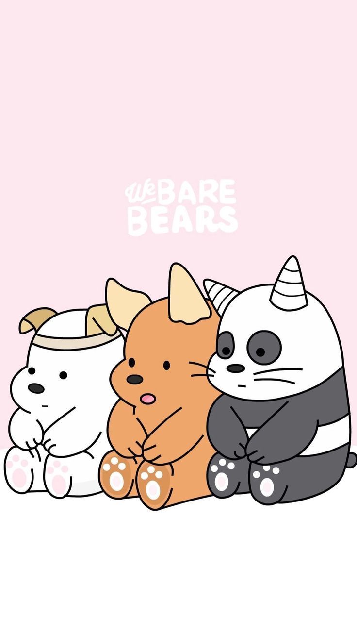 Hình nền We Bare Bears cute, dễ thương