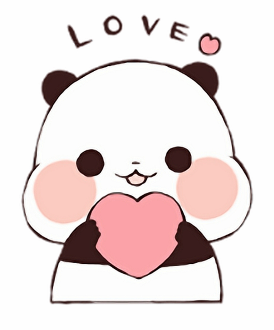 Ảnh panda chibi cute, xứng đáng yêu