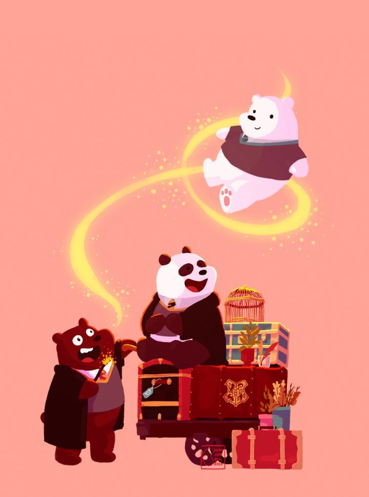 Hình hình họa panda chibi vui nhộn rất đẹp nhất