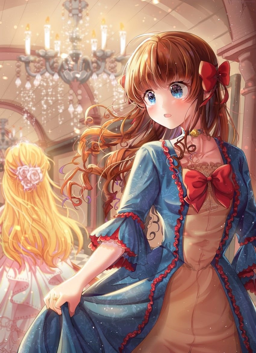 Hình nền công chúa anime đẹp mắt, dễ dàng thương