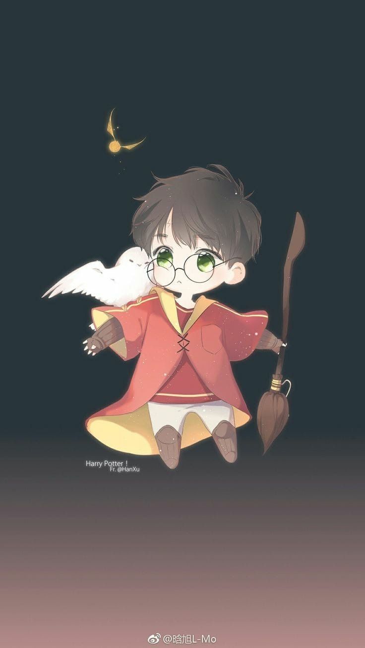 Hình nền Harry Potter chibi đẹp nhất