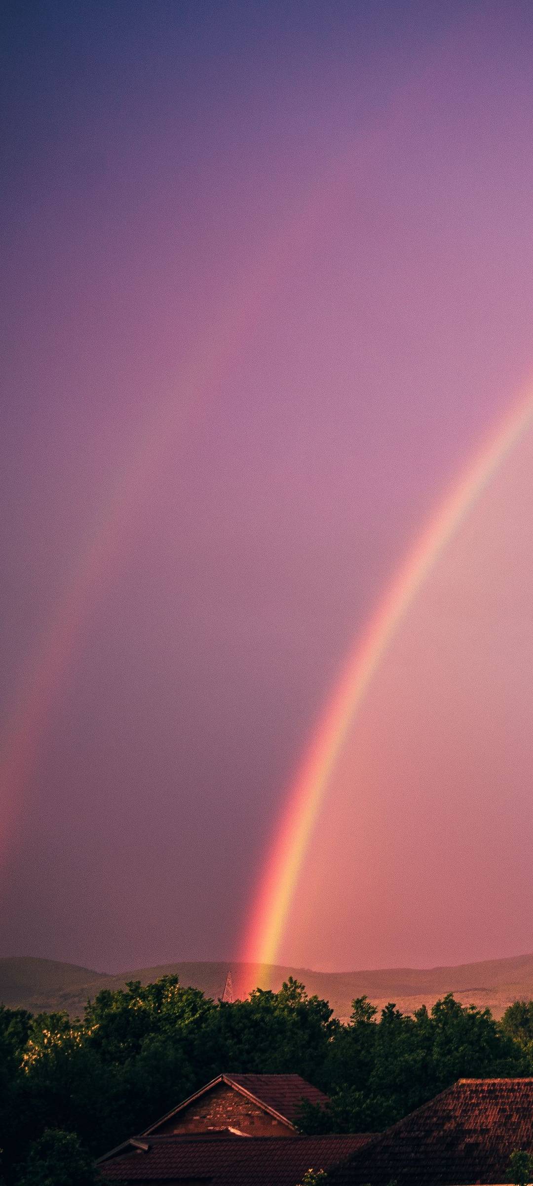 Rainbow Sky Color Wallpaper
