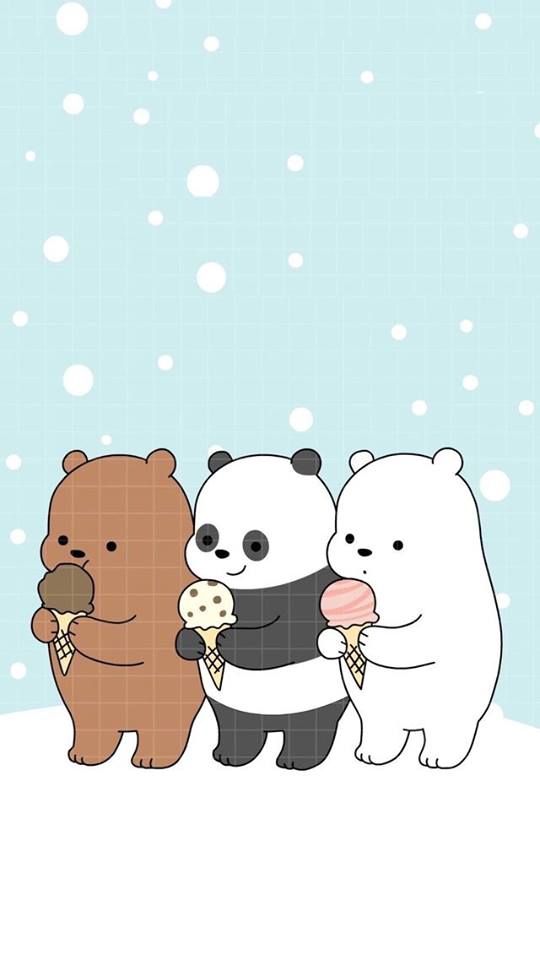 Hình ảnh bộ ba chú gấu cute, đáng yêu