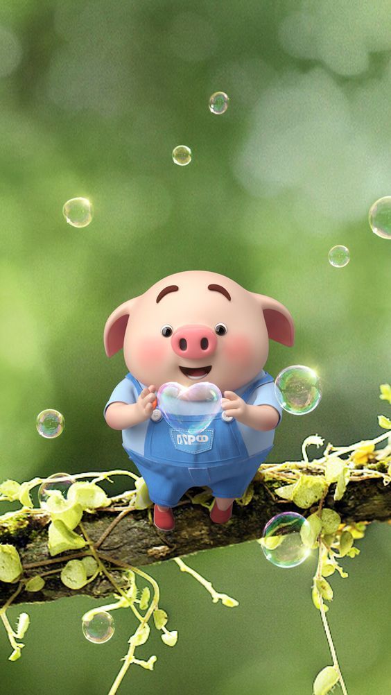 Hình ảnh hình nền con lợn cute dễ thương nhất