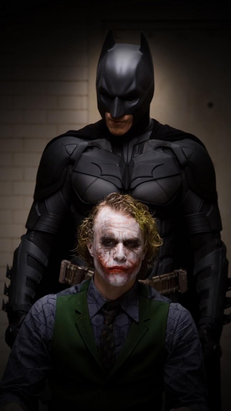 Hình nền điện thoại Joker và Batman