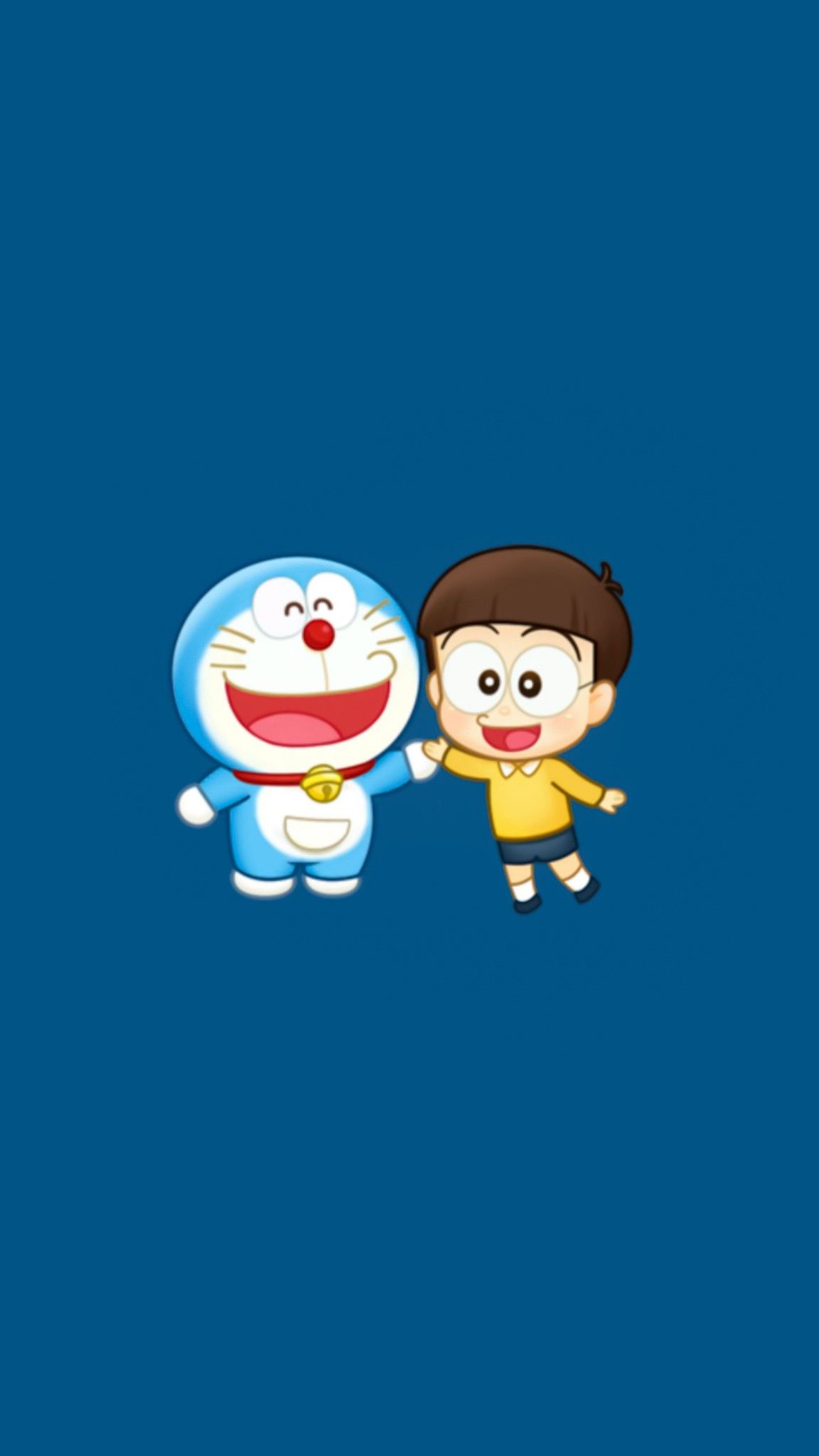 Hình nền Doremon và Nobita chibi cute