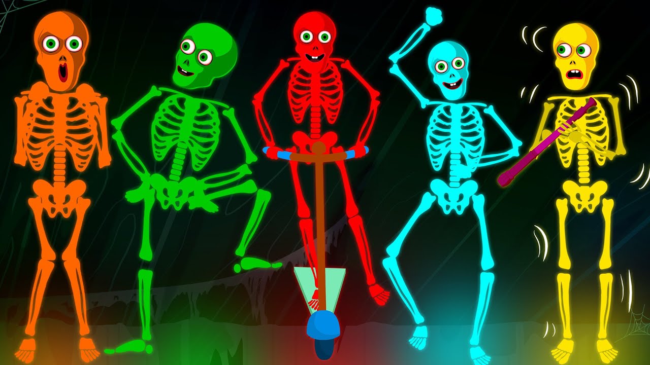 Hình ảnh bộ xương nhảy múa cực vui nhộn