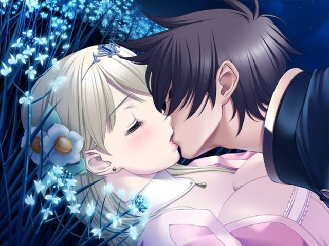 Hình ảnh hôn nhau trong anime