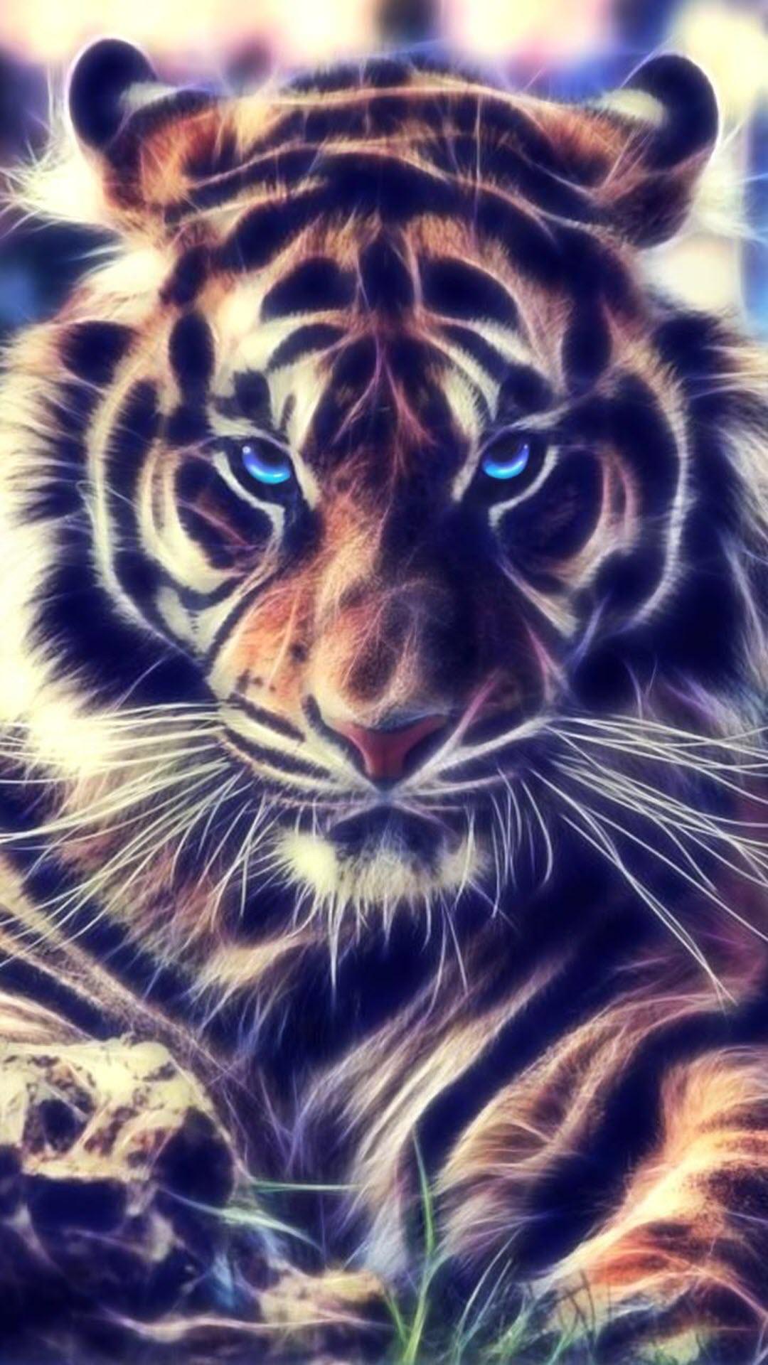 Die schönsten 3D-Tiger-Wallpaper für Handys