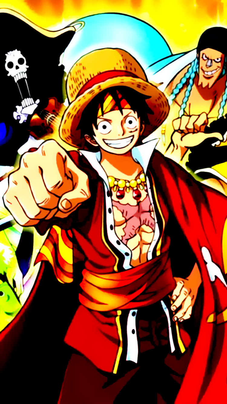 Ảnh nền Luffy anime dễ thương nhất mang lại năng lượng điện thoại