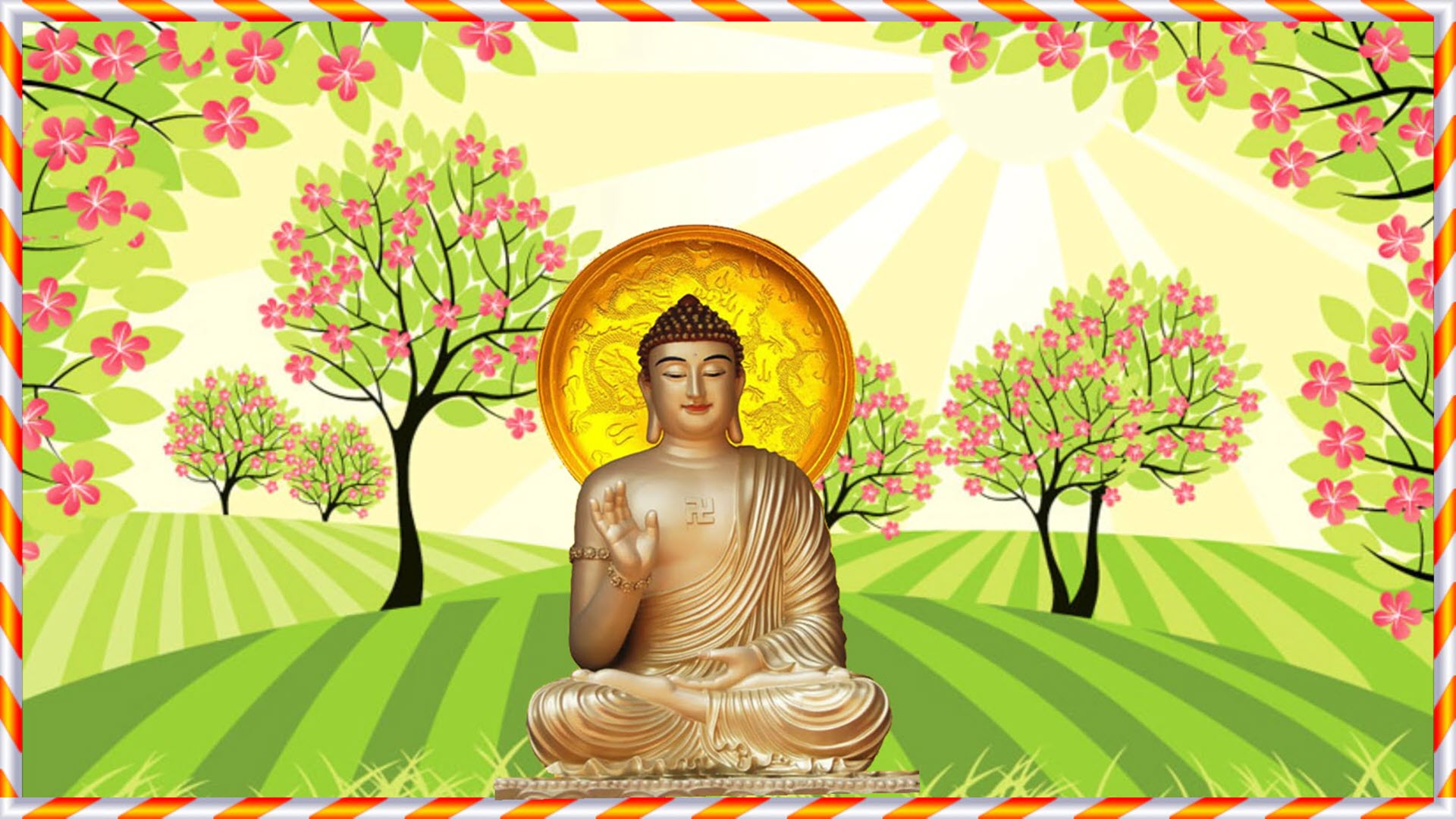 Hình nền vái Phật quan tiền âm đẹp