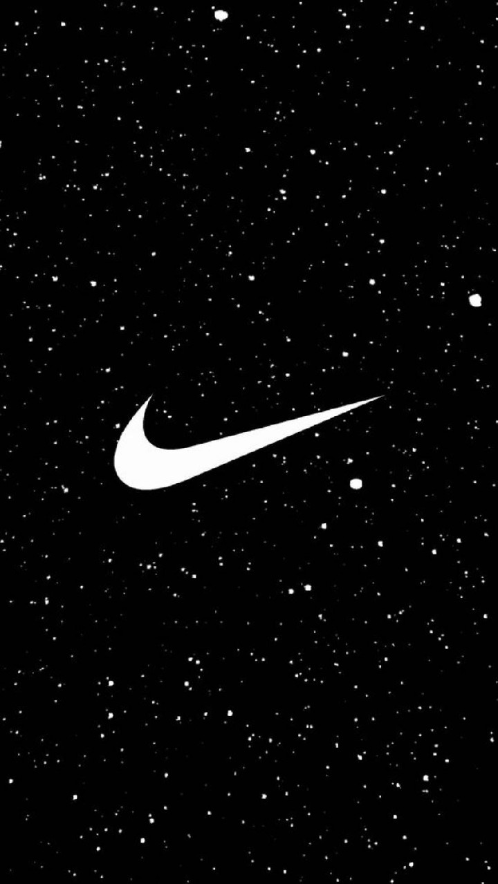 Hình nền Nike giữa bầu trời đầy sao