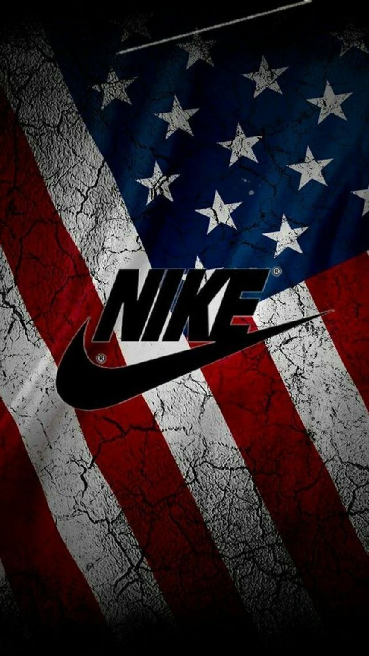 Hình nền Nike trên lá cờ Mỹ