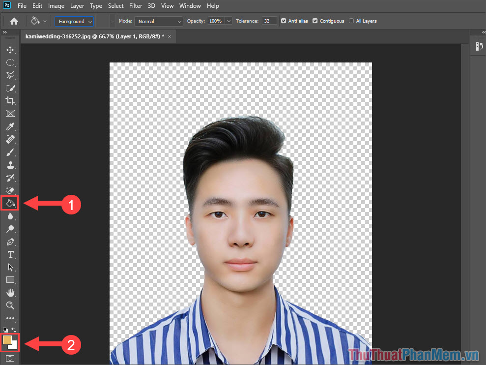 Thay phông nền xanh ảnh thẻ bằng Photoshop sẽ giúp bạn loại bỏ những yếu tố khó chịu trong bức ảnh, đồng thời tạo nên một bức hình thật đẹp và chuyên nghiệp. Khám phá ngay những mẹo chỉnh sửa ảnh thẻ đẹp nhất tại đây!