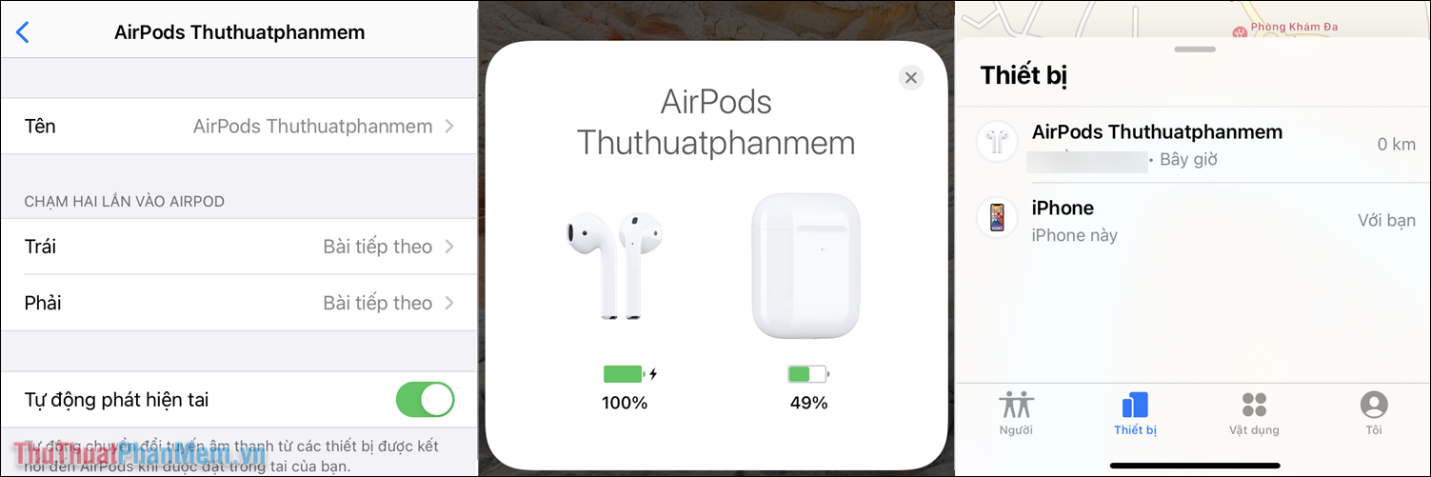 Hoàn tất việc thay đổi tên trên AirPods và các điện thoại iPhone, iPad